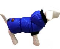 Жилетка для собаки утепленная зимняя теплая цвет электрик G-27 