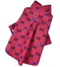 Рубашка для собак Гуччи розовая RUB-37 