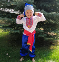 Детский карнавальный костюм для мальчика, Казак, Украинец 