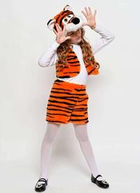 Детский карнавальный костюм с шортами тигр тигренок 